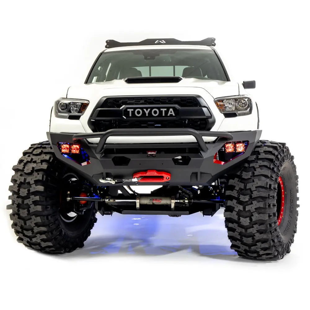 Matrix Black Powder Coated Front Bumper Fits 2016-2023 Toyota Tacoma 1