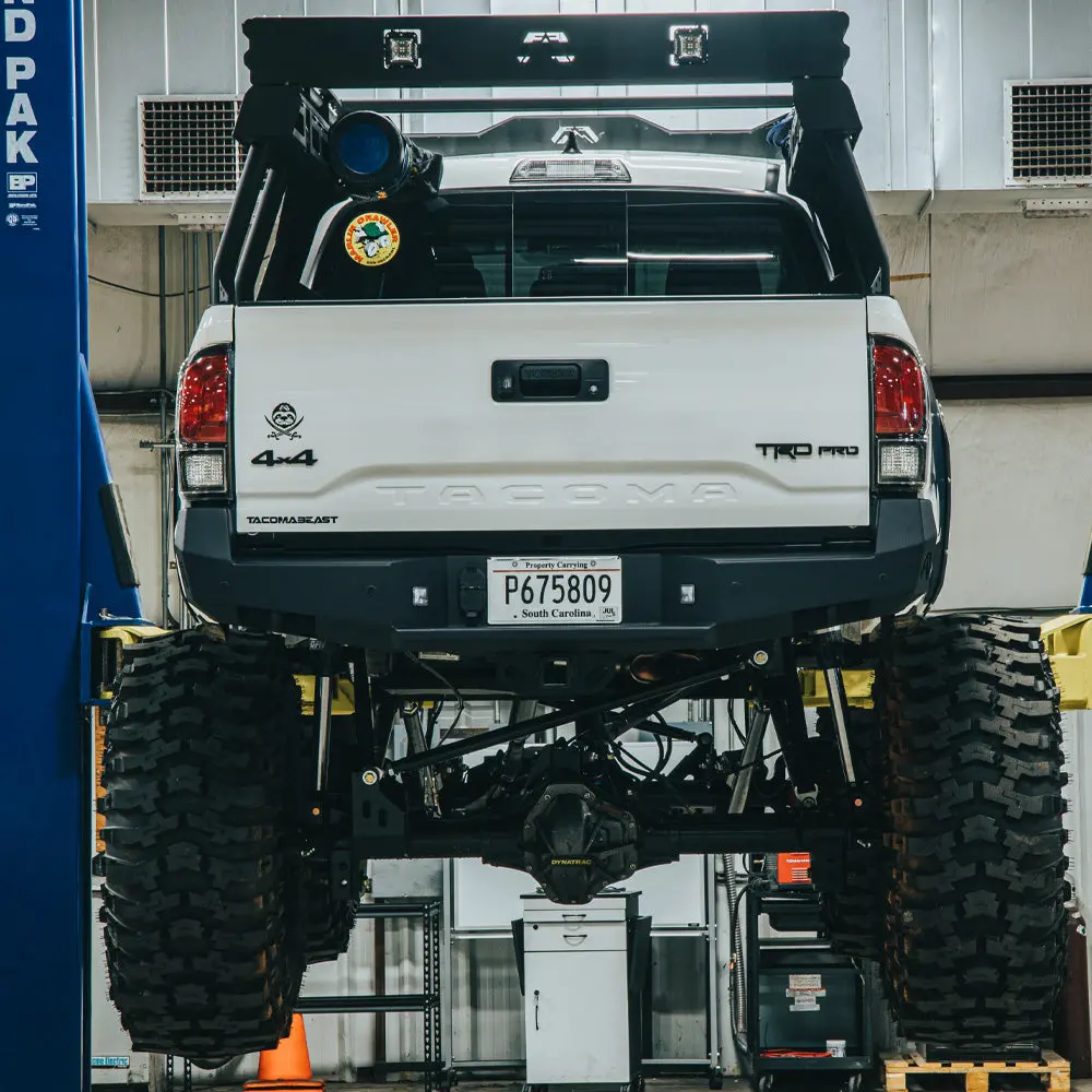 Premium Black Powder Coated Rear Bumper Fits 2012-2015 Toyota Tacoma 1