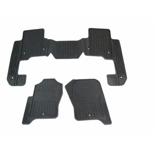 Front And Rear Rubber Floor Mat Set 1