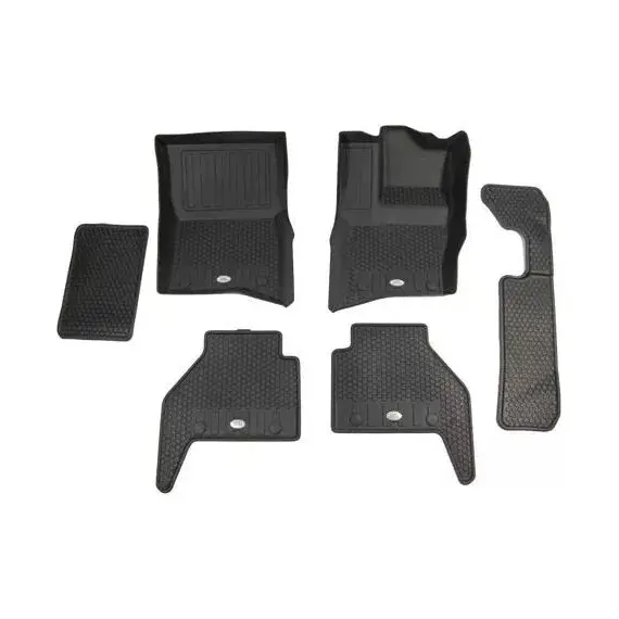 110 7 Seat Rubber Floor Mats Set Genuine 1