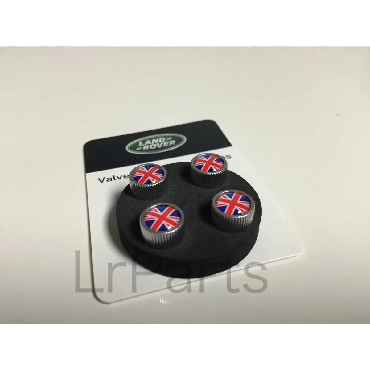 Vplrw0151-Red Blue Union Jack Tire Wheel Valve Stem Caps Genuine 1
