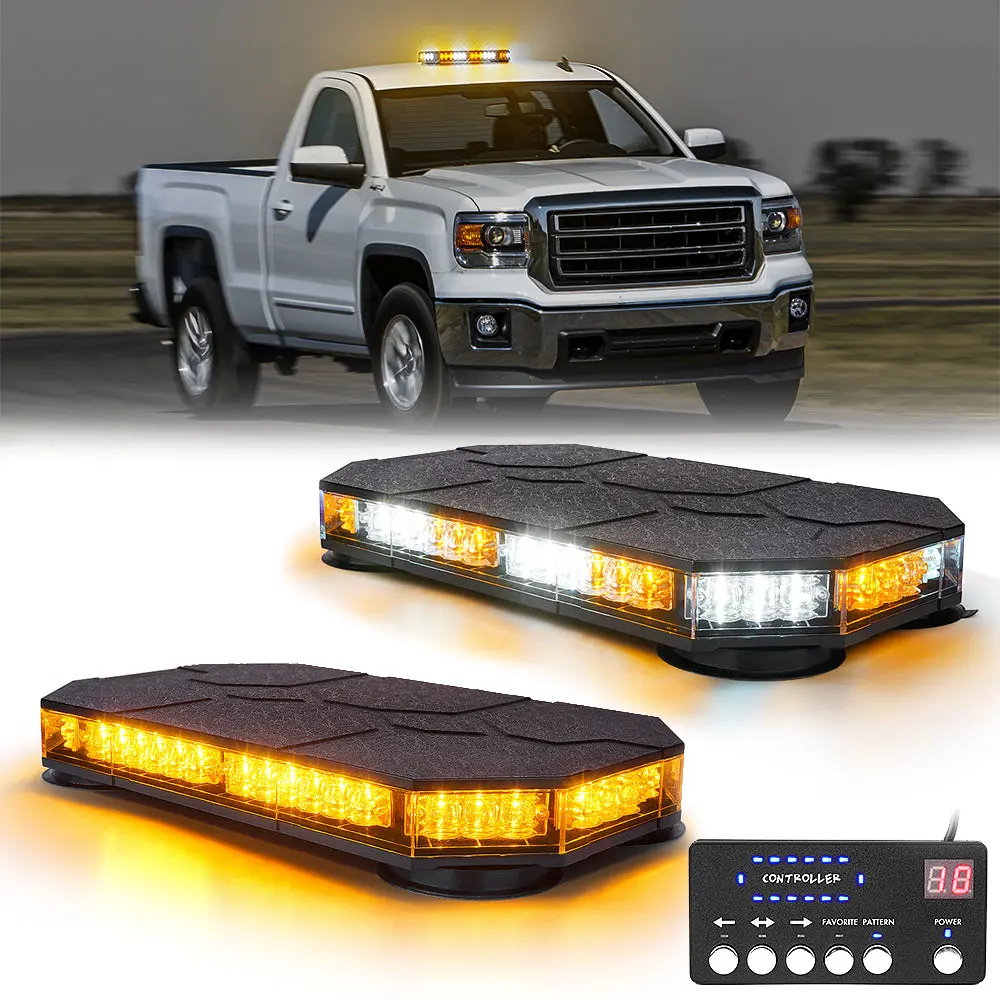 Mini Emergency Rooftop Light Bar With Magnetic Base | Ranger G1 Series 1