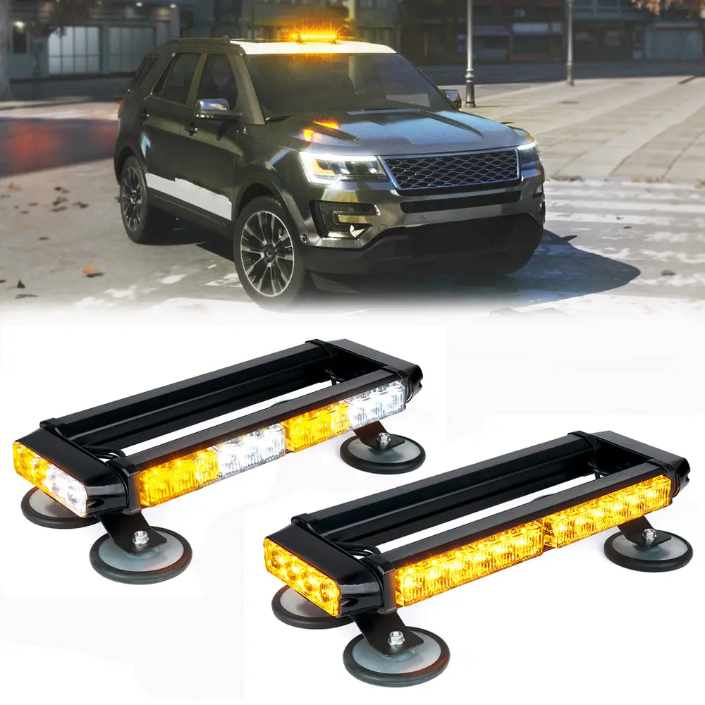 14.5" Mini Strobe Light Bar With Magnetic Mount | Pursuit Series 1