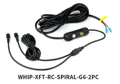 Xprite Replacement Control Box Wiring Harness For Spiral Rgb Led Whip Lights | Whip-Xft-Rc-Spiral-G6-2Pc Series 1
