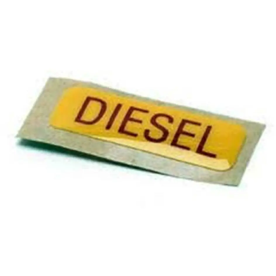 Label Diesel Fuel 1