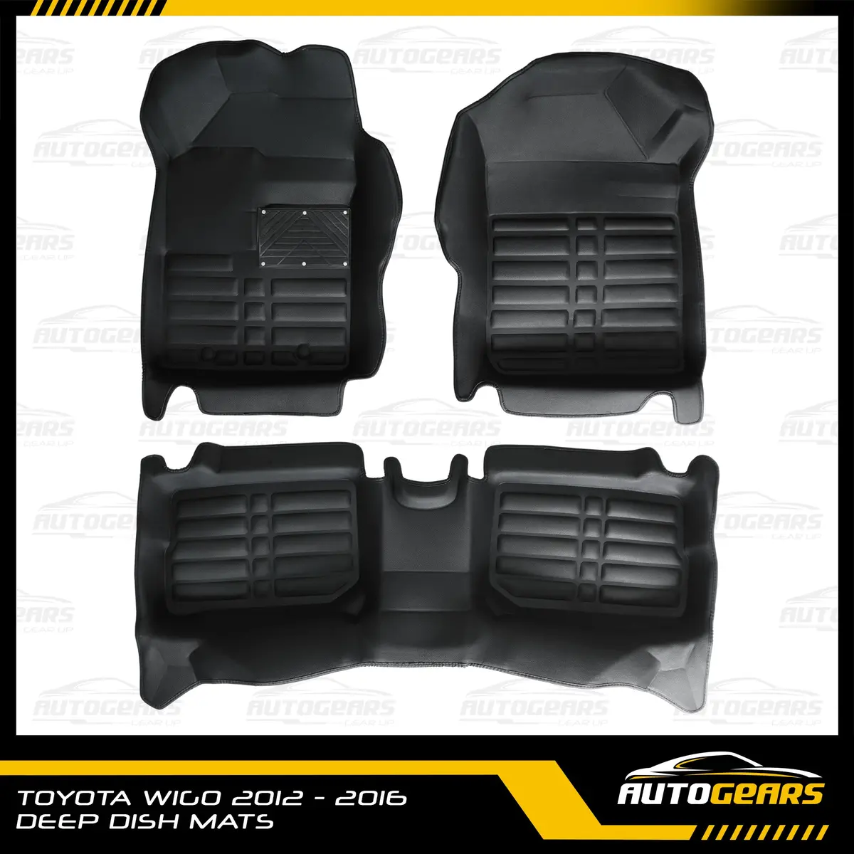 Toyota Wigo (2012 - 2016) Deep Dish Mats / Matting 1