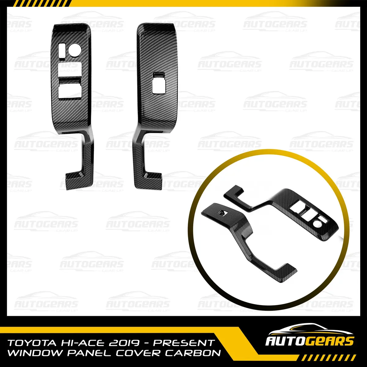 Toyota Hiace (2019 - 2026) Window Panel Cover 1