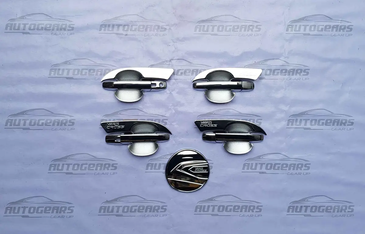 Toyota Yaris Cross (2022 - 2026) Door Bowl, Door Handle And Gas Tank Cover Chrome 1