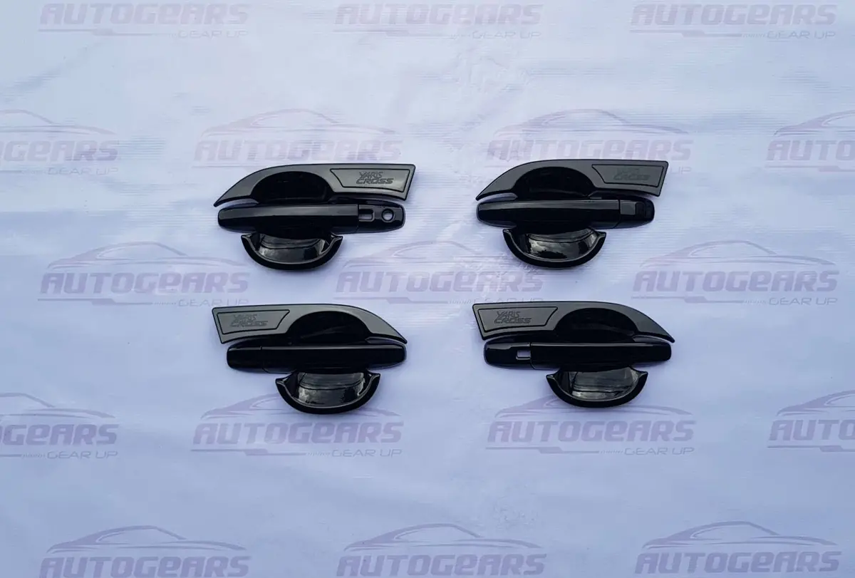Toyota Yaris Cross (2023 - 2026) Door Bowl And Door Handle Cover Set Piano Black 1