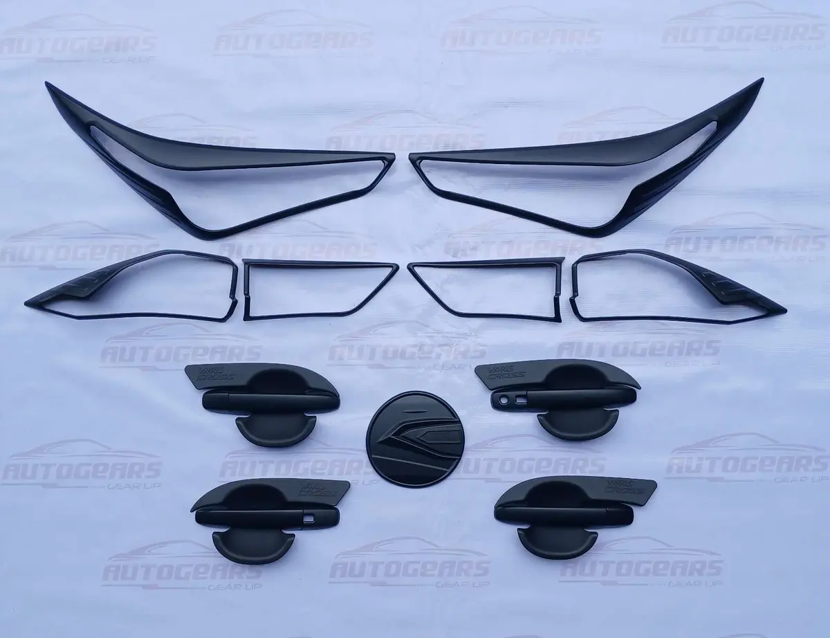 Toyota Yaris Cross (2023 - 2026) Matte Black Garnish Set 1