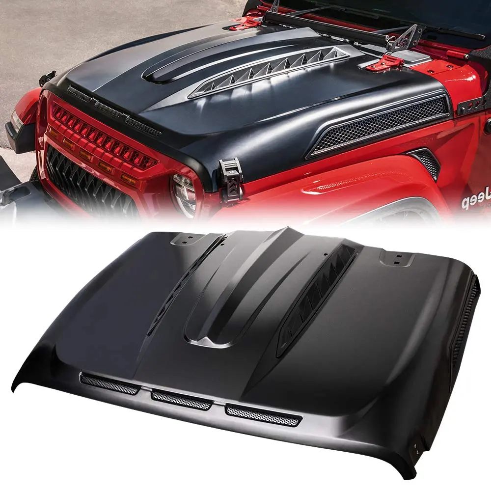 Jeep Wrangler Jl & Gladiator Jt Replacement Hood With Functional Air Vents | Unleash Series 1