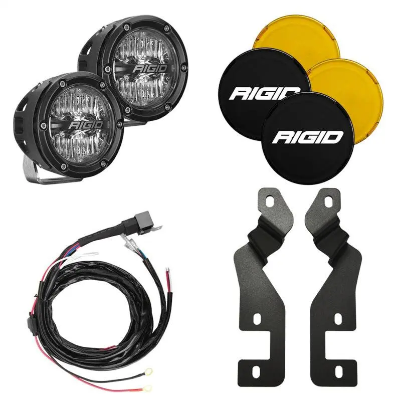Rigid Industries 2021-2024 Ford Bronco Sport A-Pillar 4 Inch 360-Series Light Mount Kit | 46711 1