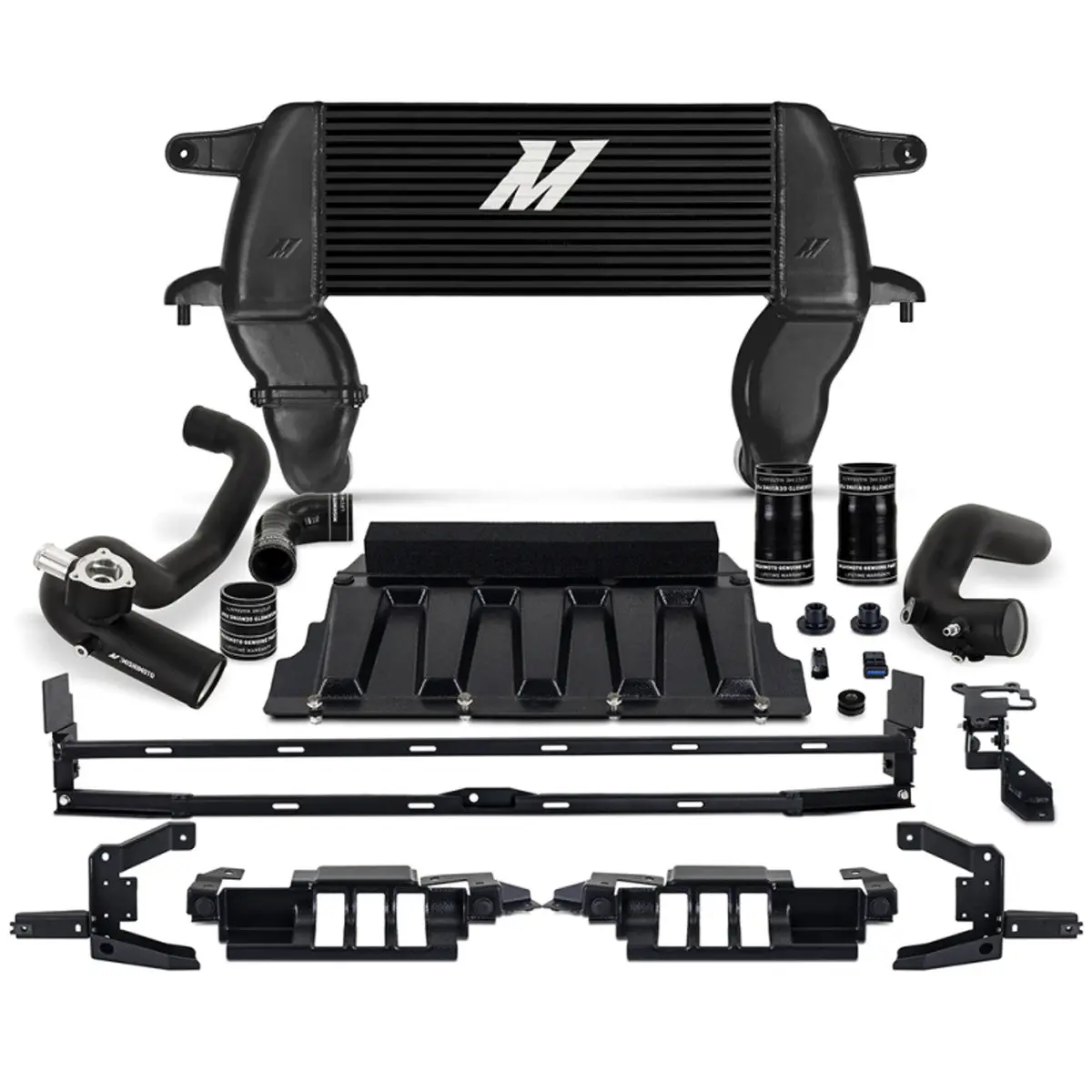 Mishimoto 2.3L High Mount Intercooler Kit For 2021-2024 Ford Bronco (Black Intercooler & Piping) | Mmint-Br23-21Hkbkbk 1