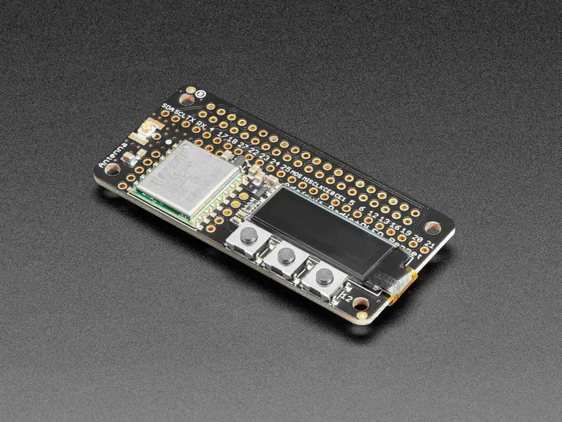 Adafruit Lora Radio Bonnet With Oled - Rfm95w @ 915Mhz (Radiofruit) 1