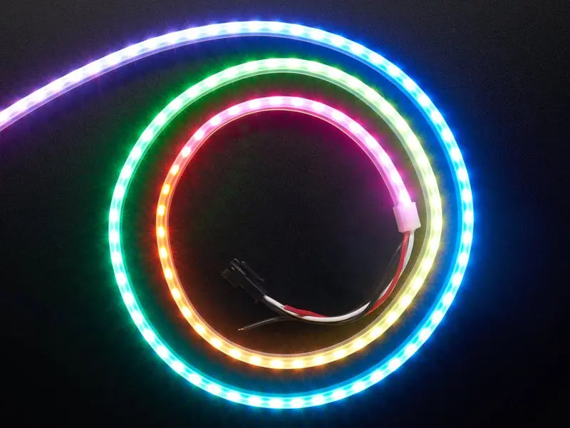 Adafruit Neopixel Led Side Light Strip - Black 120 Led 1