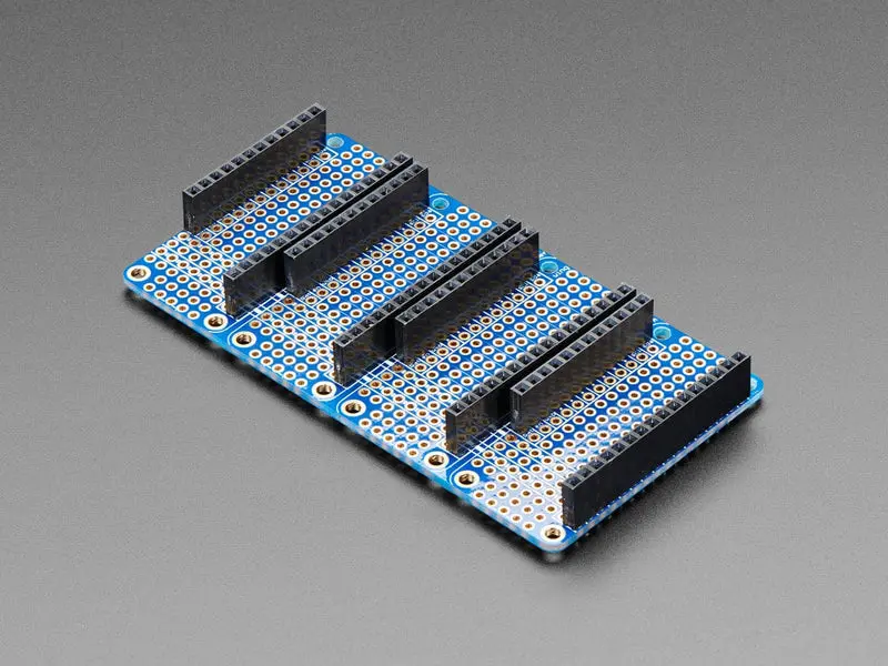 Adafruit Quad Side-By-Side Featherwing Kit With Headers 1