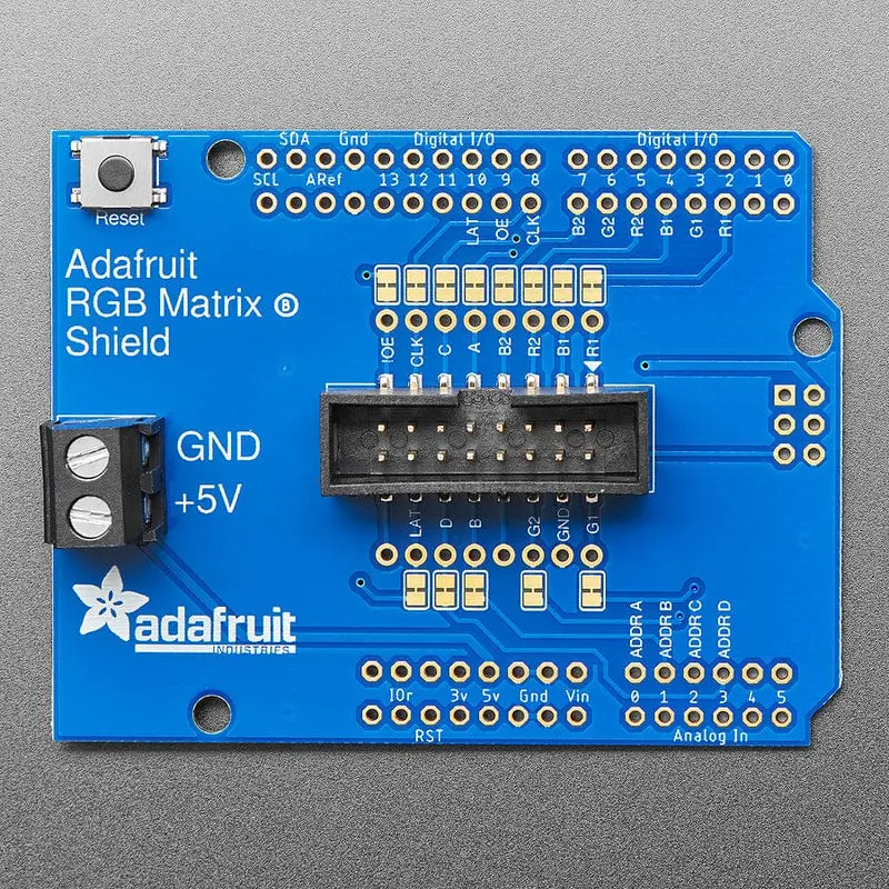 Adafruit Rgb Matrix Shield For Arduino 2