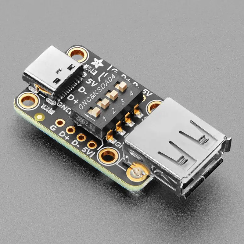 Adafruit Switchable Usb Type A To C Breakout Board 1