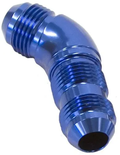 45-Degree Full-Flow An Bulkhead Fitting – -4An Port Size 1