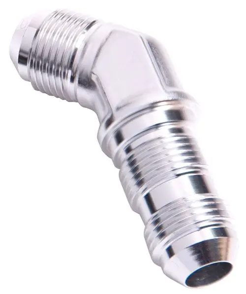 45° An Bulkhead Fitting – -3An Swivel Connector For Clean, Leak-Free Fuel Or Oil Line Pass-Through (Af837-03S) 1