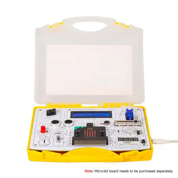All-In-One Starter Kit For Micro:Bit With Common Board Design: 13 Modules And 21 Lessons 1