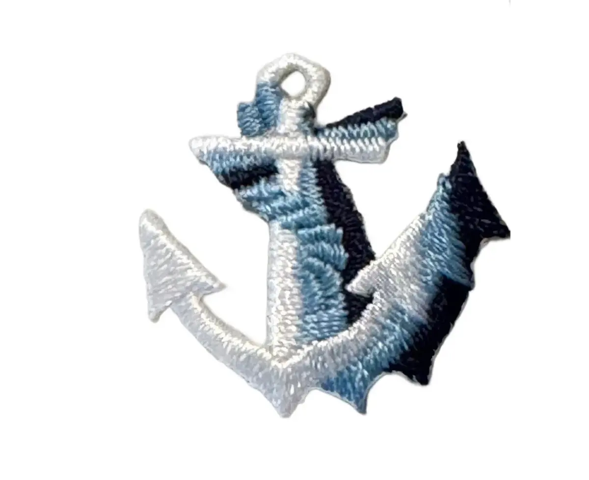 Boat Anchor Iron On Patch 1