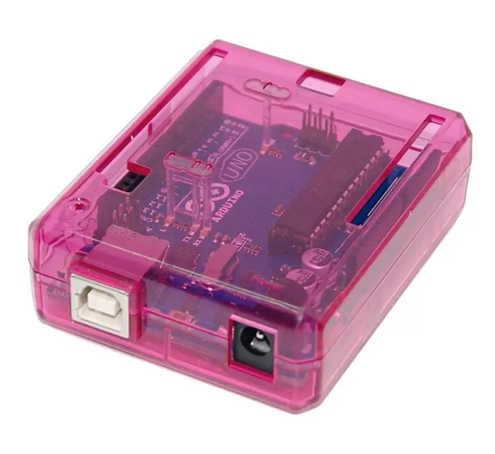 Arduino Uno Pink Case 1