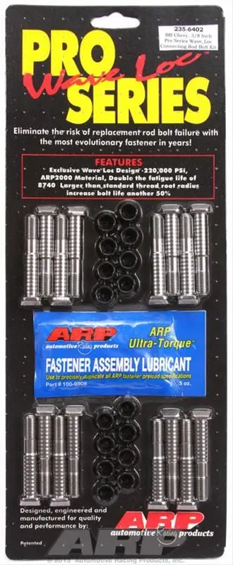 Arp Pro Series Wave-Loc Connecting Rod Bolts – Precision Engine Fasteners 1