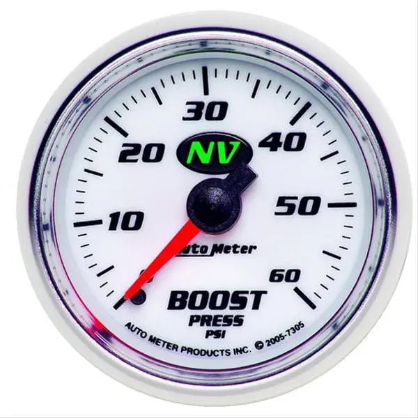 Autometer Nv Series Analog Pressure Gauge – Vibration-Dampened, Illuminated Measurement Tool 1