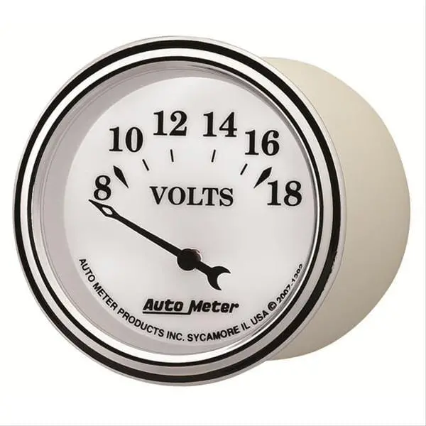 Autometer Old Tyme White Ii Analog Instrument Cluster – 2-1/16-Inch, Model 1292 1