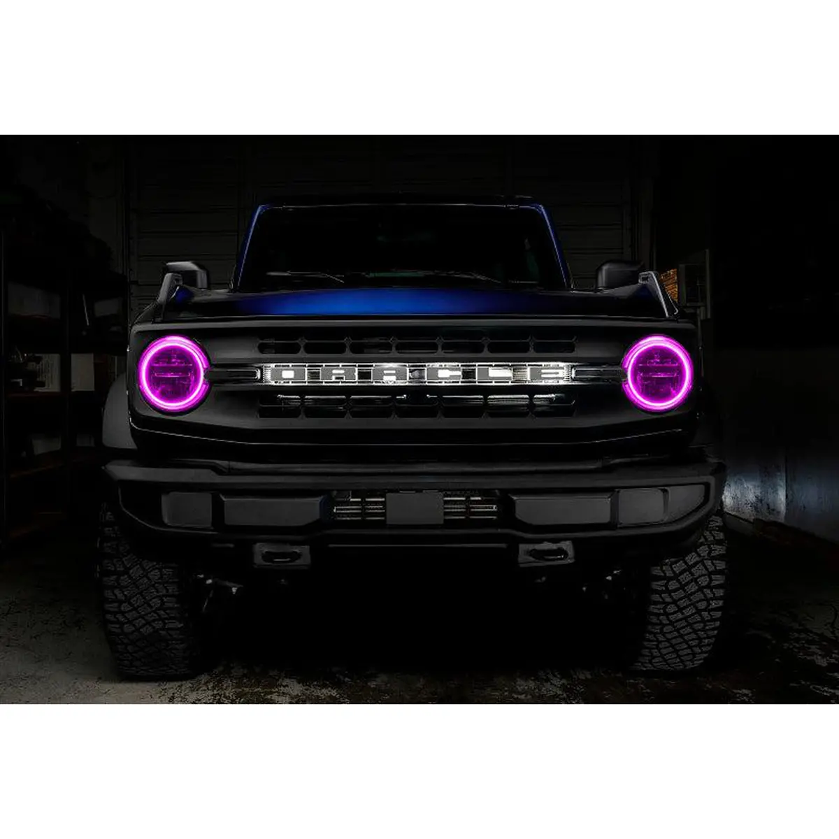 Oracle Base Headlight Led Halo Kit - Colorshift - W/O Controller For 2021+ Ford Bronco 1