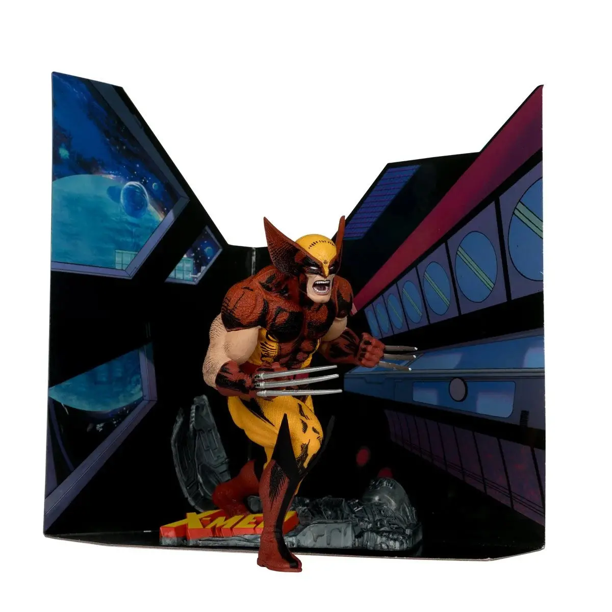(Dented Box) Wolverine X-Men #1 1/10 Scale Statue And Comic 1