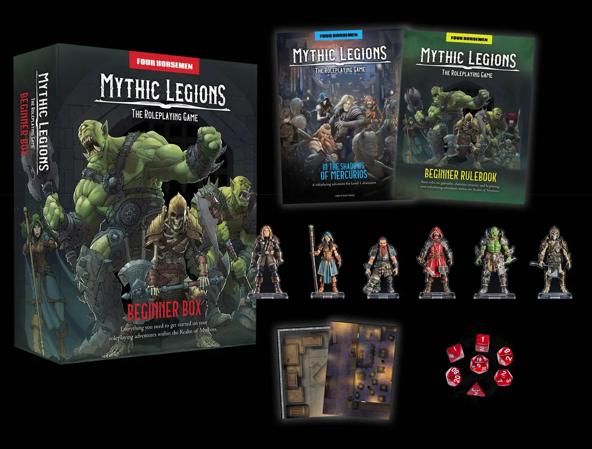 Pre-Order (Deposit) - Mythic Legions: The Roleplaying Game - Beginner Box Set 1