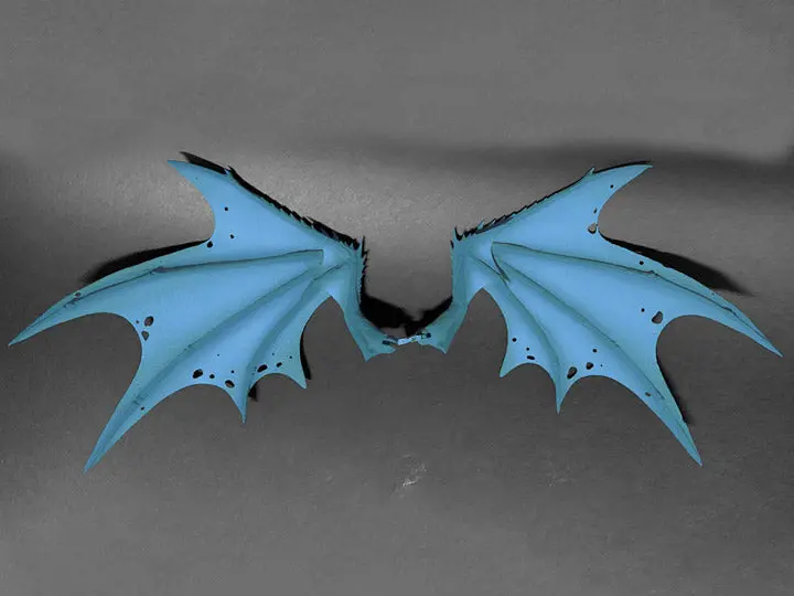 Mythic Legions: Arethyr Demon Wings (Blue) 1