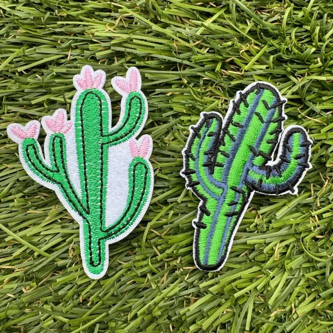 Cactus Iron On Patches 1