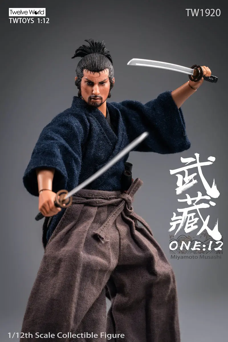 Twtoys 1/12 Scale Miyamoto Musashi Samurai Action Figure Tw1920 1