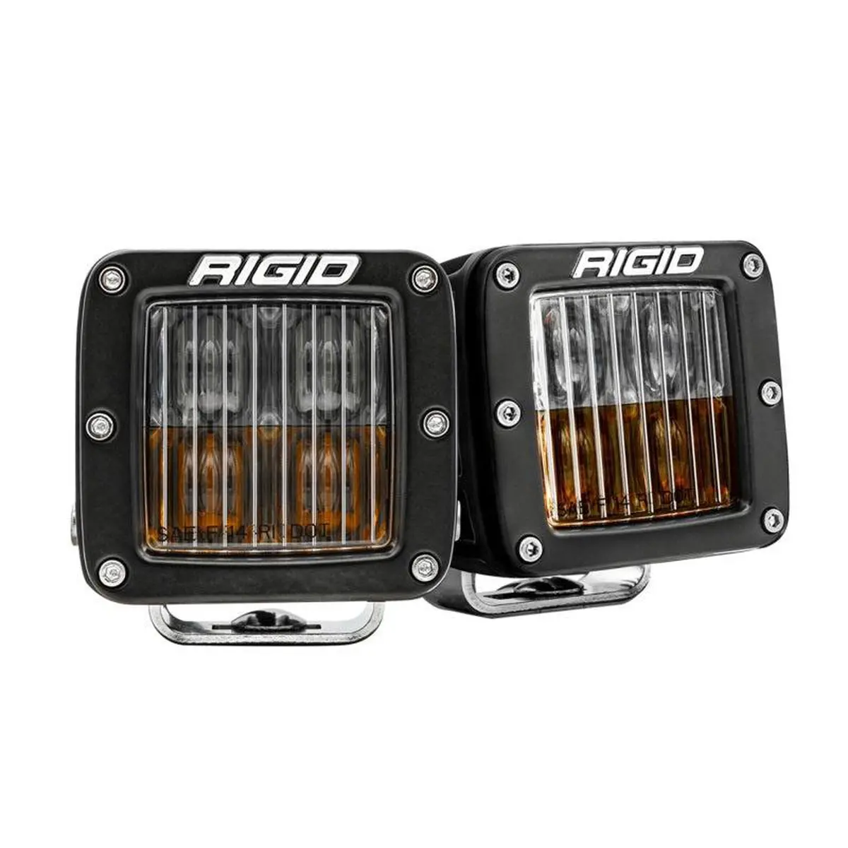 Rigid Industries D-Series Sae Fog Yellow/White Pair 1