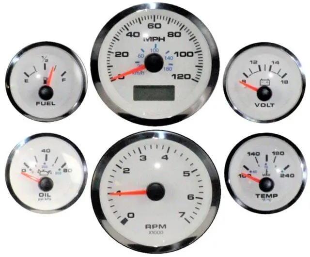Classic Dash 5-Gauge Instrument Cluster Kit – 130-94-5Wp24 1