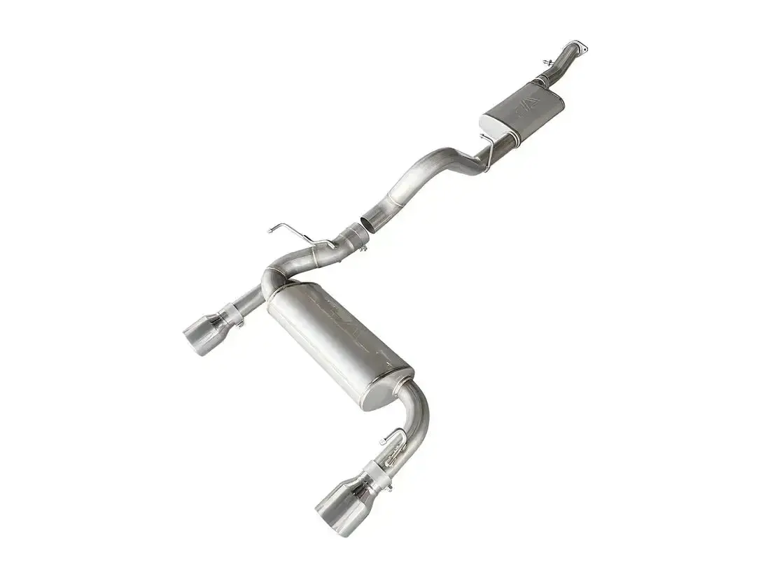 Cv Fabrication Cruiser Cat-Back Exhaust (Silver Tips) For 2021-2024 Ford Bronco 2.3L & 2.7L 1