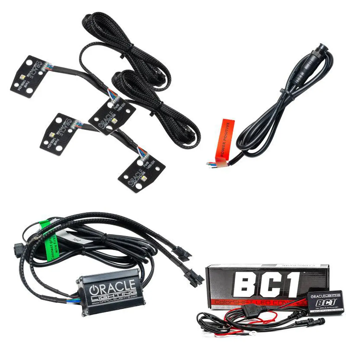 Oracle Drl Upgrade W/ Halo Kit - Colorshift W/ Bc1 Controller For 2021+ Ford Bronco 1