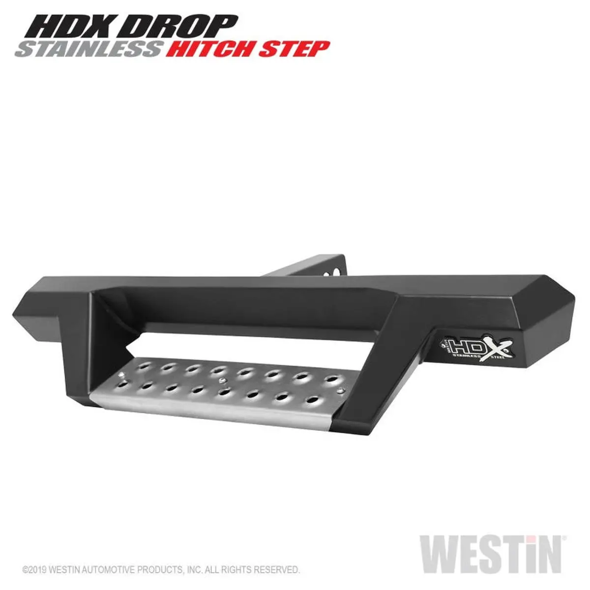Westin Hdx Stainless Drop Hitch Step 34In Step 2In Receiver - Textured Black | 56-100152 1