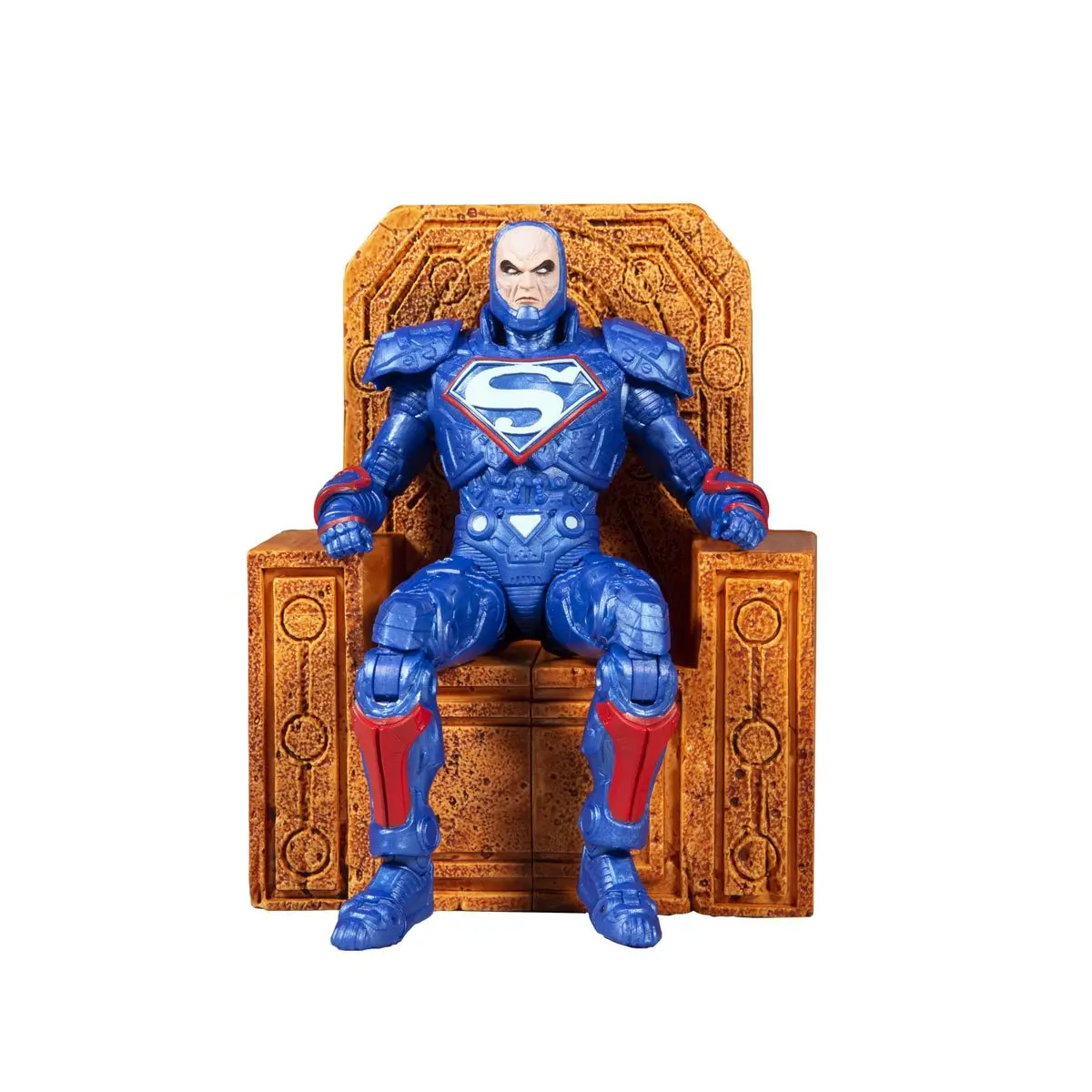 Dc Multiverse Lex Luthor Blue Power Suit W/ Throne 1