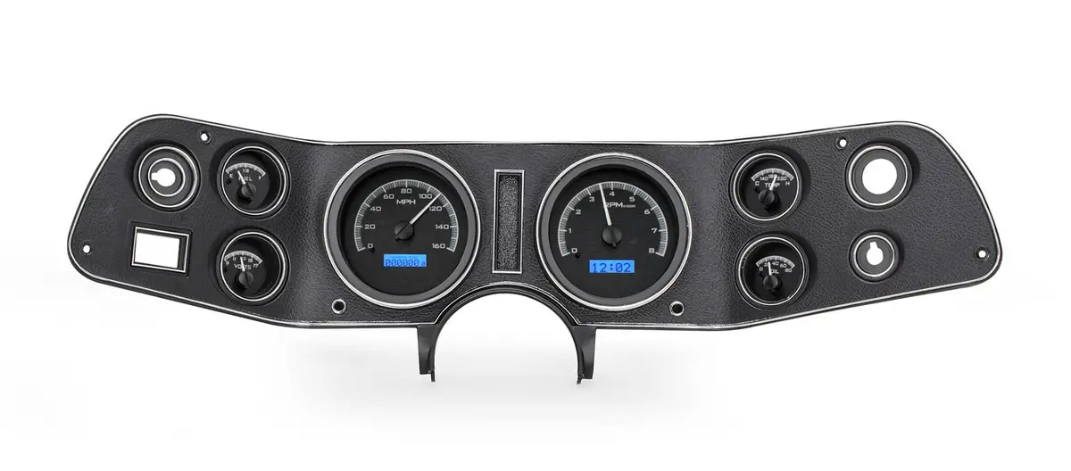 Dakota Digital Vhx-70C-Cam-K-B Direct-Fit Analog Gauge System 1