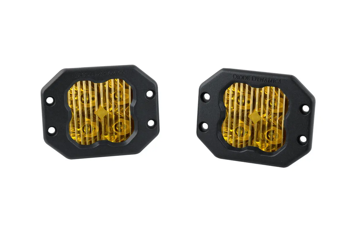 Ss3 Sae Yellow Sport Flush Mount Led Pods 1