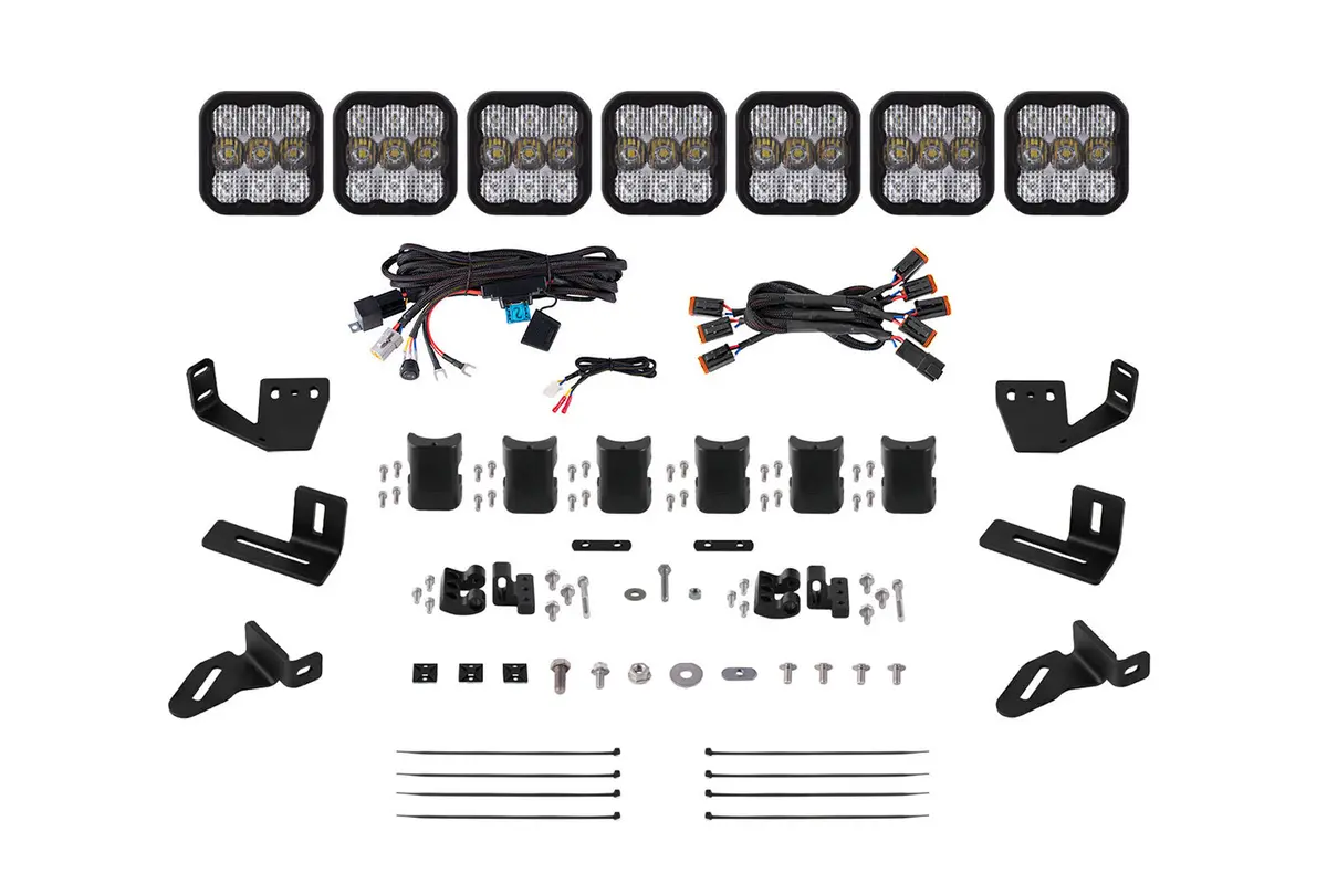 Ss5 Crosslink Lightbar Kit For Prinsu/Sherpa Roof Racks 13