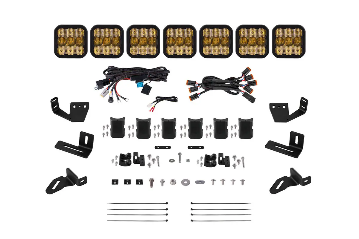 Ss5 Crosslink Lightbar Kit For Prinsu/Sherpa Roof Racks 14