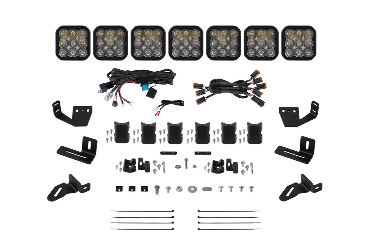 Ss5 Crosslink Lightbar Kit For Prinsu/Sherpa Roof Racks 15