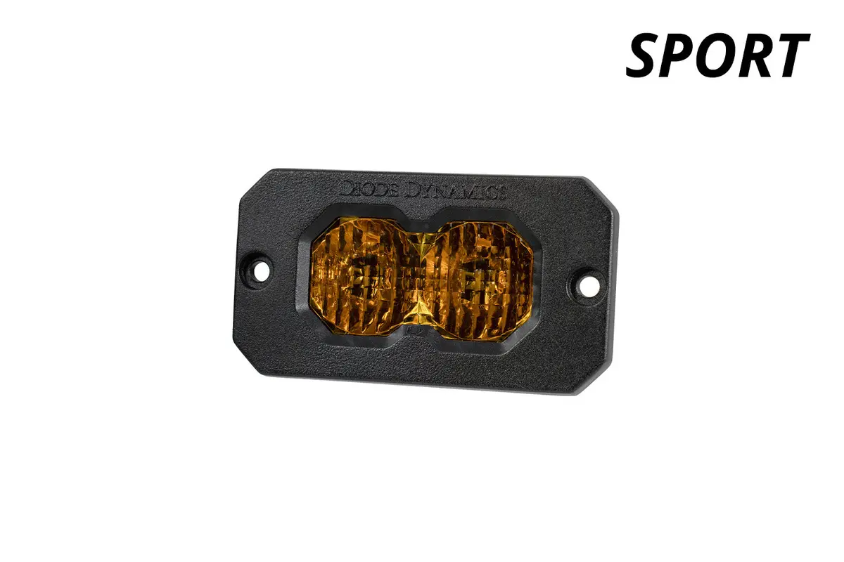 C2 2.0 Yellow Sport Flush Mount Led Pods 2