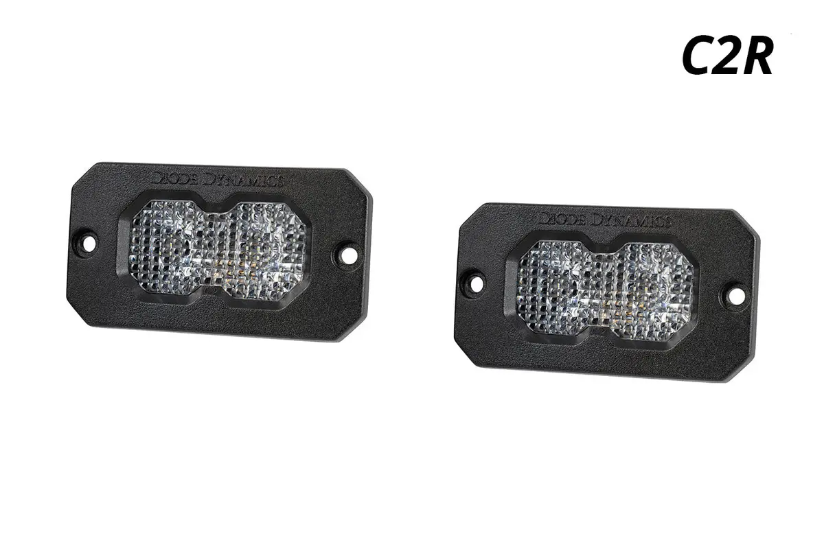 C2r White Flood Flush Mount Led Pods 1
