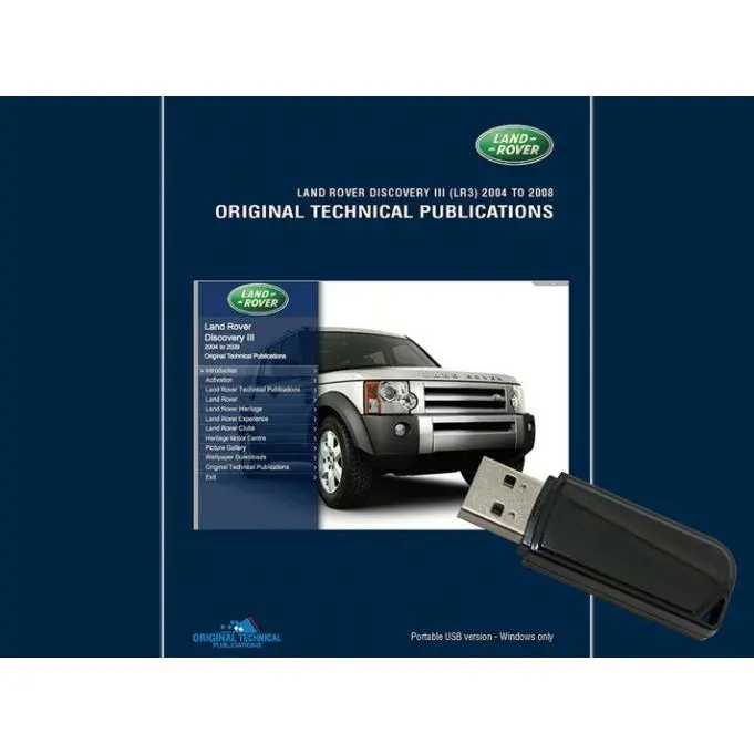 Ltp3016usb Lr3/Discovery 3 Original Technical Service Publication – Usb Edition 1